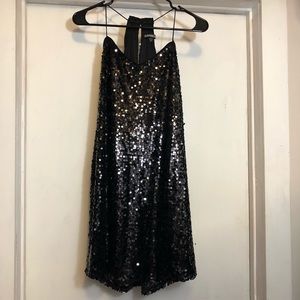 Express black sequin New Years/ Las Vegas dress
